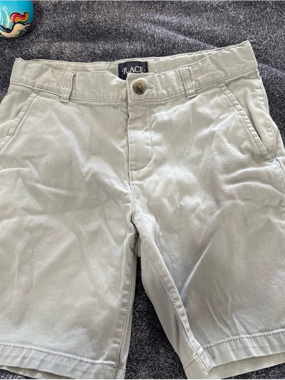 The Children's Place Light Gray Boys' Chino Shorts